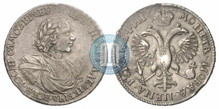Picture 1 rouble 1718 year OK-L 