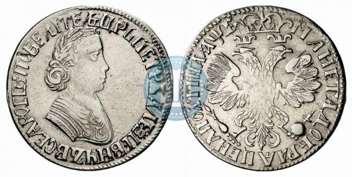 Picture Poltina 1705 year  "Portrait by F. Alekseev"