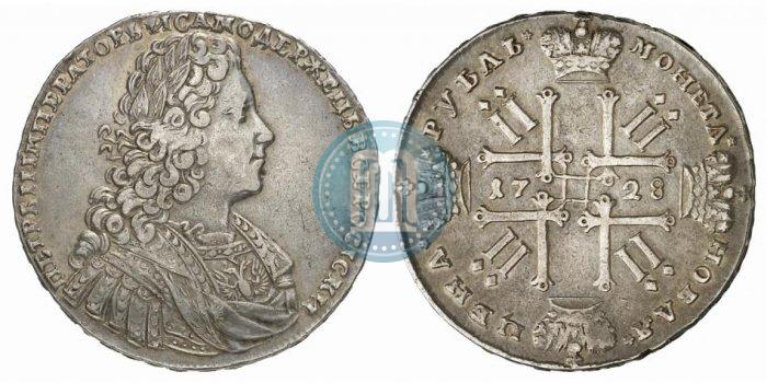 Фото 1 рубль 1728 года  "Тип 1728"
