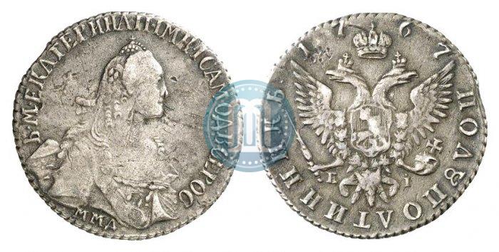 Фото Полуполтинник 1767 года ММД-EI 