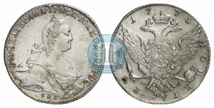 Фото 1 рубль 1775 года СПБ-ФЛ 