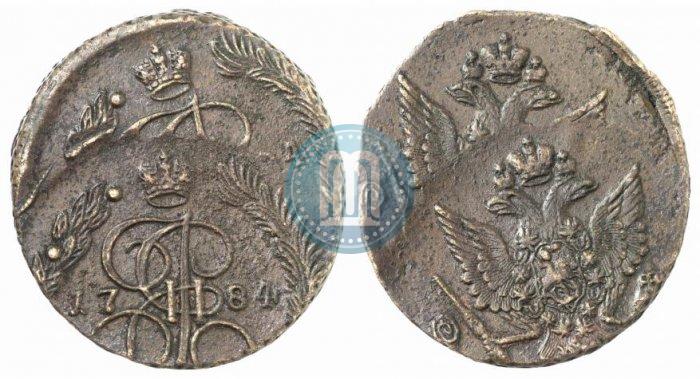 Фото 5 копеек 1784 года ЕМ 