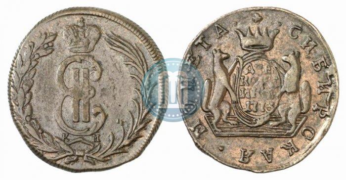 Picture 2 kopecks 1773 year КМ 