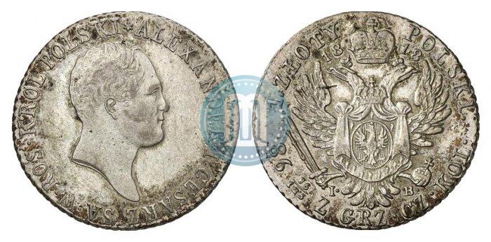 Picture 1 złoty 1818 year IB 