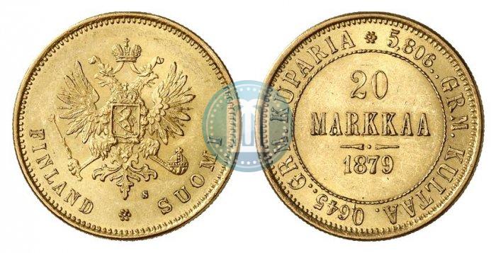 Picture 20 markkaa 1879 year S 