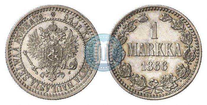 Фото 1 марка 1866 года S 