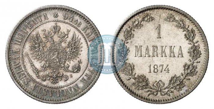 Фото 1 марка 1874 года S 
