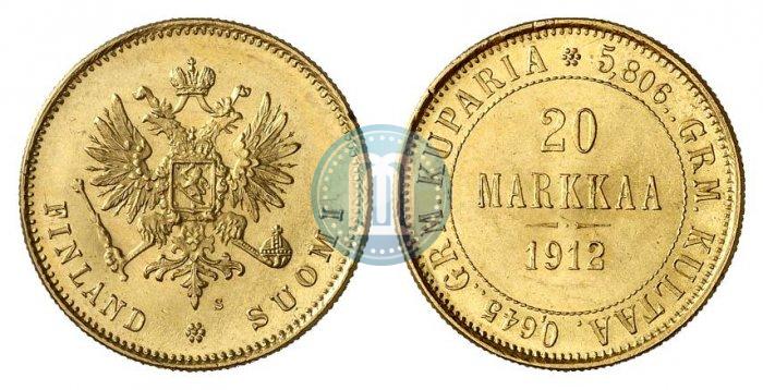 Picture 20 markkaa 1912 year S 