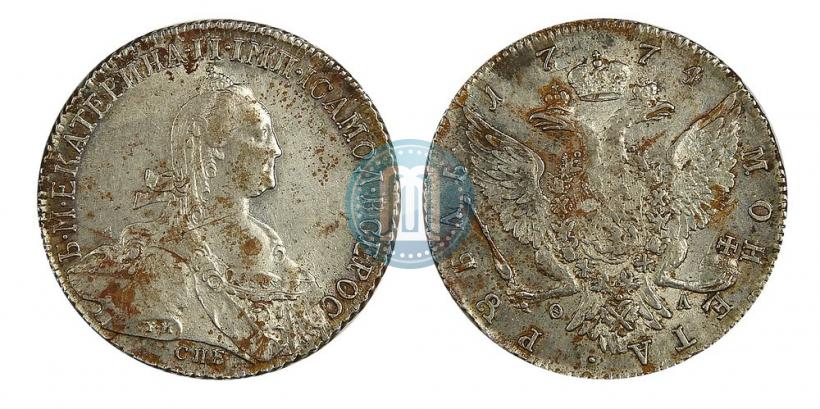 Picture 1 rouble 1774 year СПБ-ФЛ 