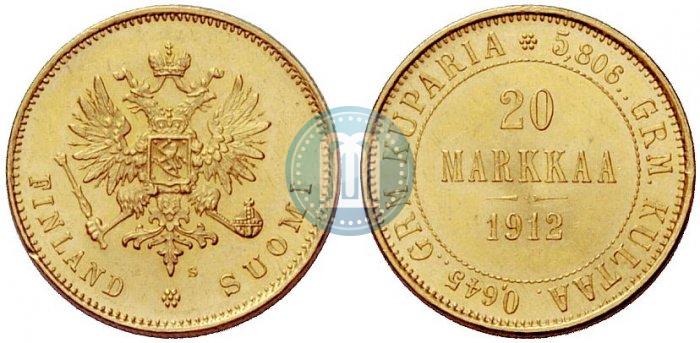 Picture 20 markkaa 1912 year S 