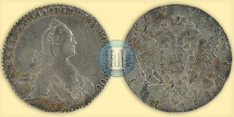 Picture 1 rouble 1771 year СПБ-ЯЧ 
