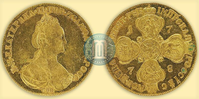 Picture 10 roubles 1778 year СПБ 