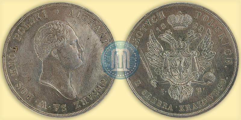 Picture 10 złotych 1820 year IB 
