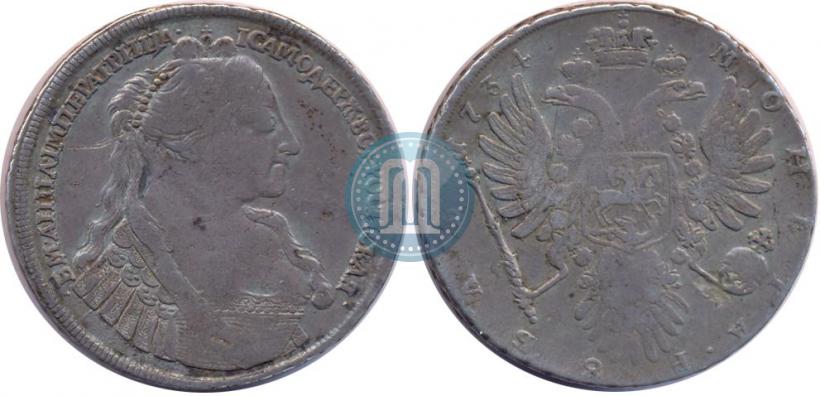 Picture 1 rouble 1734 year  "Type of 1735"