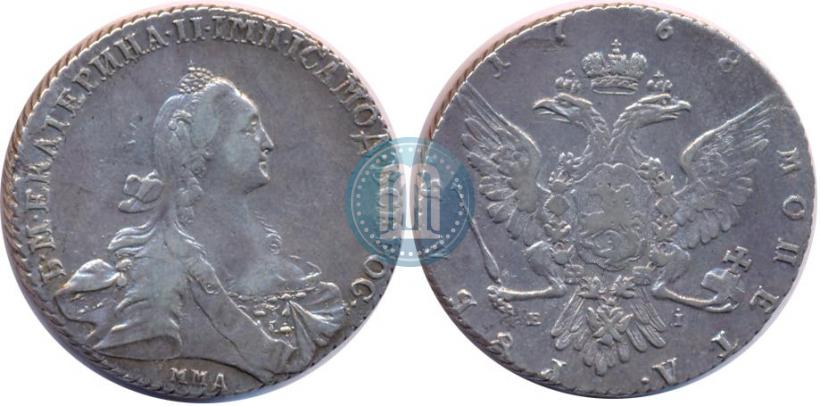 Picture 1 rouble 1768 year ММД-EI 