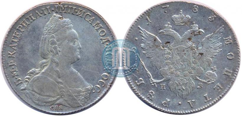 Picture 1 rouble 1783 year СПБ-ИЗ 