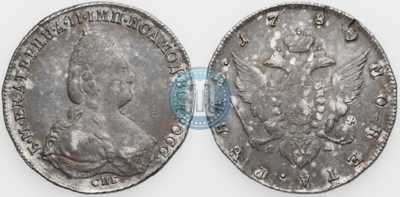 Picture 1 rouble 1789 year СПБ-АЯ 