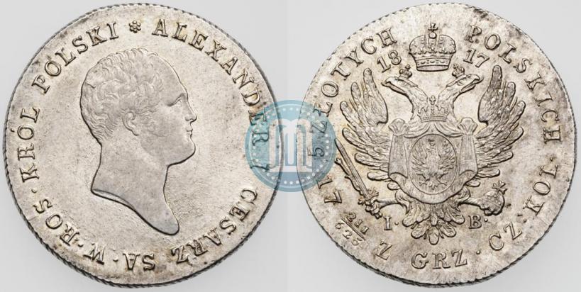 Picture 5 złotych 1817 year IB 