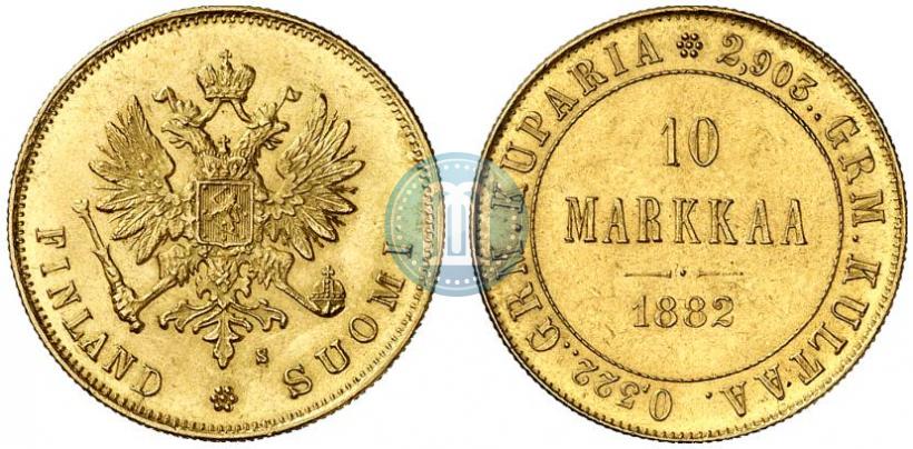 Picture 10 markkaa 1882 year S 