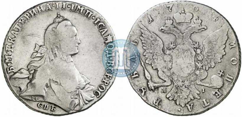 Picture 1 rouble 1764 year СПБ-ЯI 