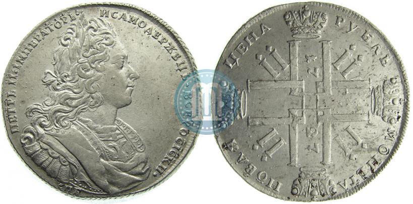 Picture 1 rouble 1727 year СПБ "Petersburg type"