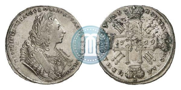 Фото 1 рубль 1729 года  "Тип 1729"