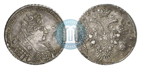 Picture 1 rouble 1732 year  