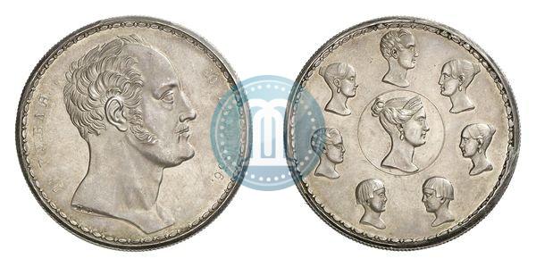 Picture 1,5 roubles - 10 złotych 1836 year П.У. "Family rouble"