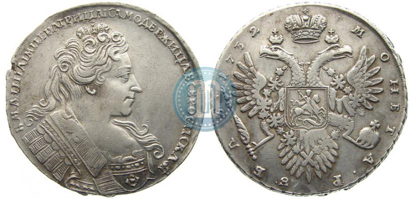 Picture 1 rouble 1732 year  