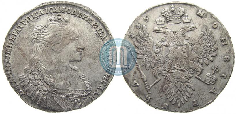 Picture 1 rouble 1735 year  