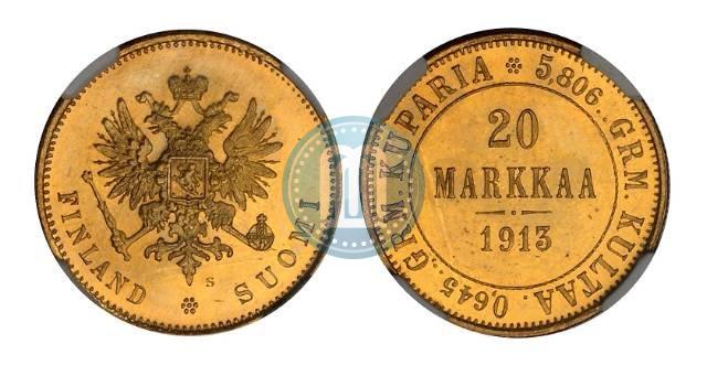 Picture 20 markkaa 1913 year S 