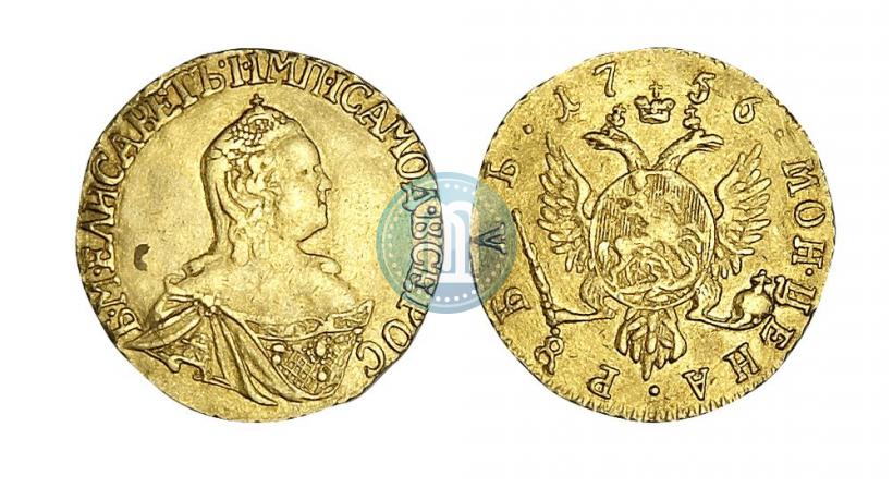 Picture 1 rouble 1756 year  