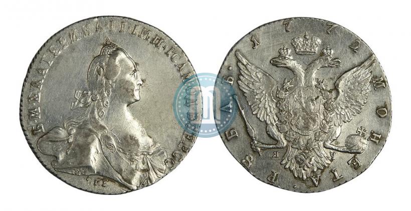 Фото 1 рубль 1772 года СПБ-ЯЧ-Т.I. 