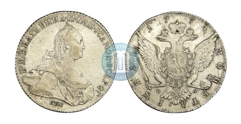 Picture 1 rouble 1774 year СПБ-ФЛ 
