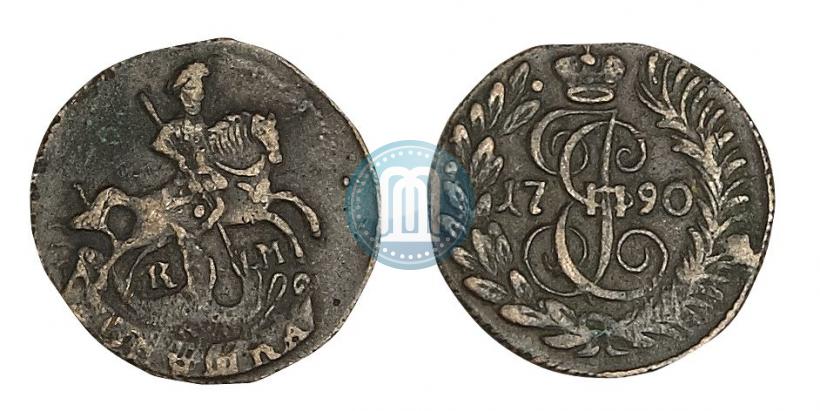 Фото Полушка 1790 года КМ 