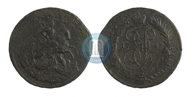 Фото 2 копейки 1793 года ЕМ "Павловский перечекан"
