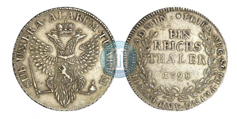 Фото Ein reichsthaler 1798 года  "Княжество Йевер"