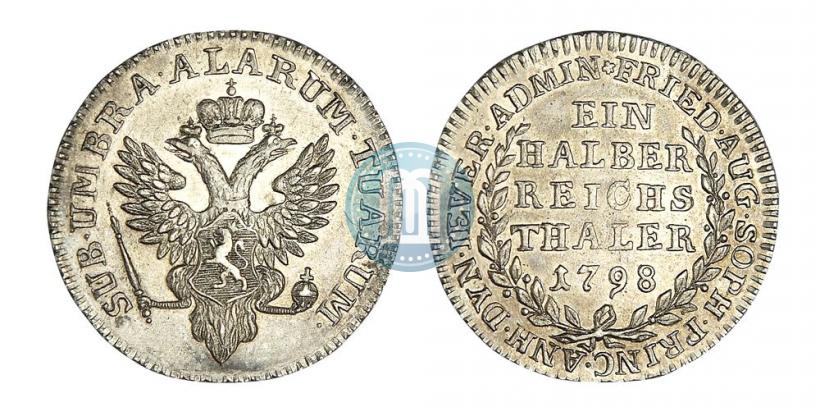 Фото Ein halber reichsthaler 1798 года  "Княжество Йевер"