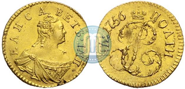 Фото Полтина 1756 года  