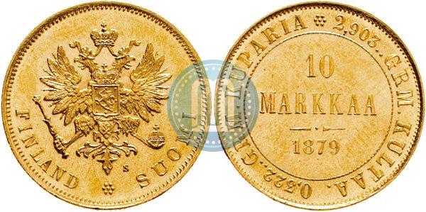 Picture 10 markkaa 1879 year S 