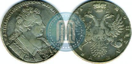 Picture 1 rouble 1731 year  