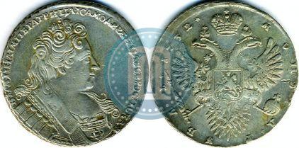 Picture 1 rouble 1732 year  
