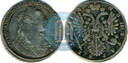 Picture 1 rouble 1734 year  "Type of 1735"