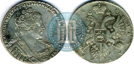 Picture 1 rouble 1734 year  "Type of 1732"