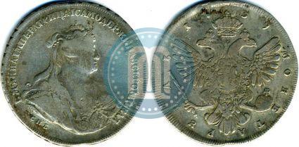 Picture 1 rouble 1739 year СПБ "Petersburg type"