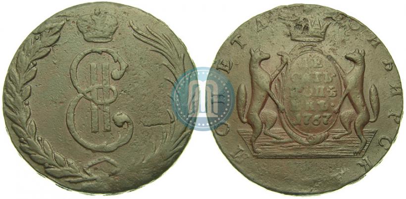 Picture 10 kopecks 1767 year  