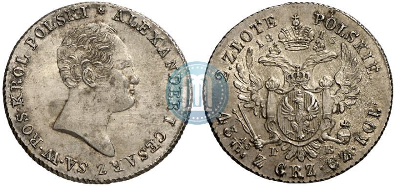 Picture 2 złote 1816 year IB 