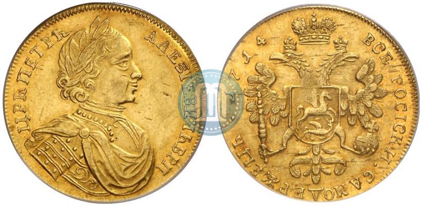 Picture 2 ducats 1714 year  