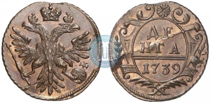 Фото Денга 1739 года  