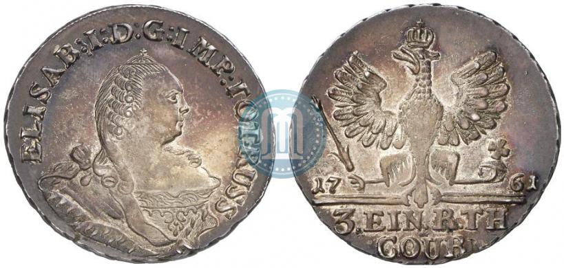 Picture 1/3 Thaler 1761 year  